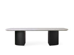 Saint Germain Stone Coffee Table with Dauphine Base