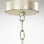 Churippe 21-Light Silver Leaf Ceiling Mount Chandelier