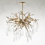 Leahs Seven-Light Brass Chandelier Ceiling Fixture