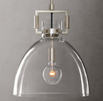 Machinist Glass Cloche Pendant