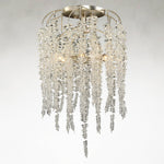 Tiered 6-Light Semi Flush Mount Ceiling Fixture