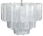 Selenite Chandelier, 3 Tiers, 30" W x 30" H