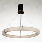 Alabaster Aureole 36 inch Pendant Ceiling Lamp, Large