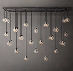 Pearl Rectangular Chandelier 72"