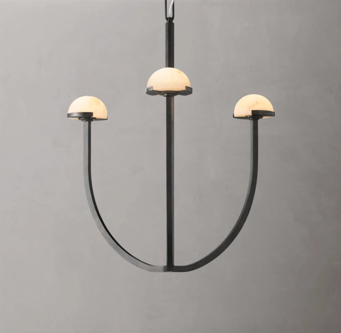 Pedra Round Chandelier 24"