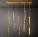 Audubon Crystal Linear Chandelier 54"