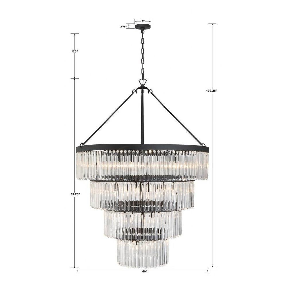 Bailey Street Home - 49-BEL-4955819 - City Pines - 22 Light Chandelier-55.25 Inches Tall and 40 Inches Wide
