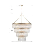 Bailey Street Home - 49-BEL-4955819 - City Pines - 22 Light Chandelier-55.25 Inches Tall and 40 Inches Wide
