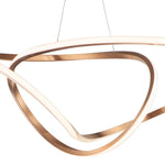 ET2 Perpetual 46" Wide Brushed Champagne LED Pendant Light