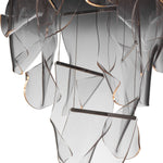 ET2 Rinkle 36 1/4"W Brushed Gunmetal 24-Light LED Pendant