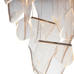 ET2 Rinkle 36 1/4"W Brushed Gunmetal 24-Light LED Pendant