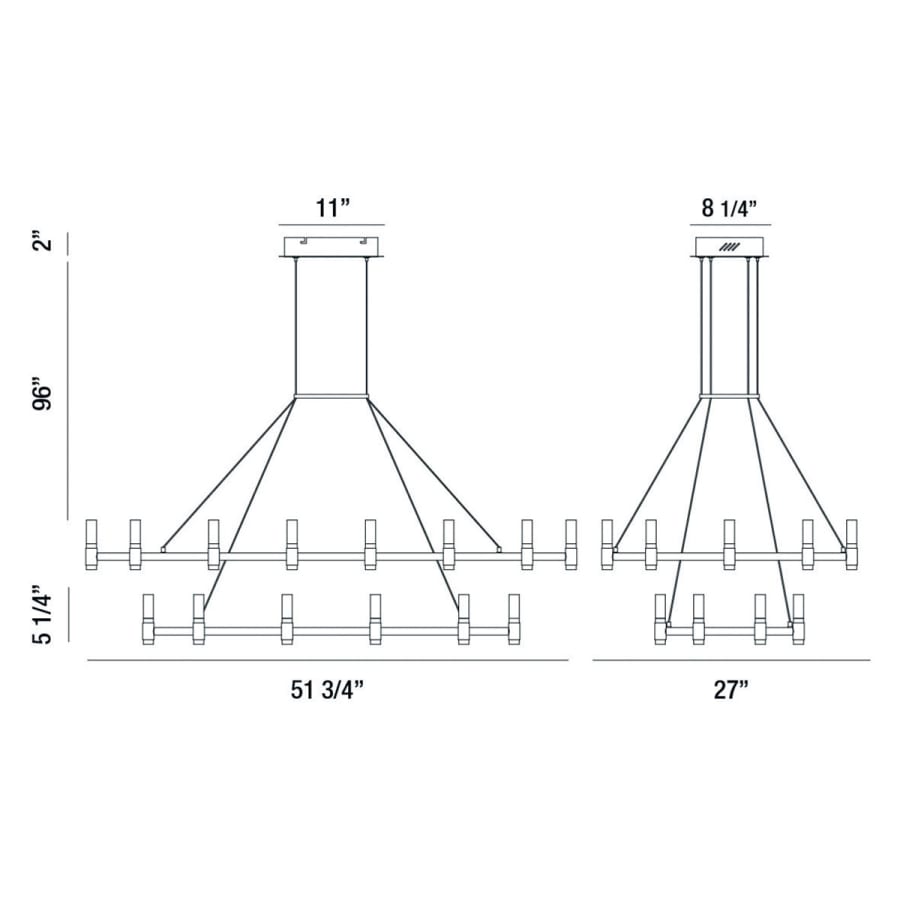Altamont 30 Light 52" Wide LED Chandelier