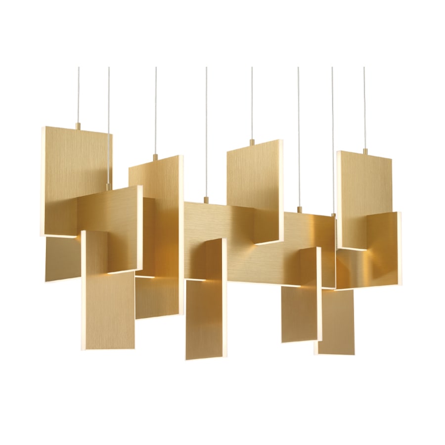Coburg 42" Wide LED Linear Chandelier