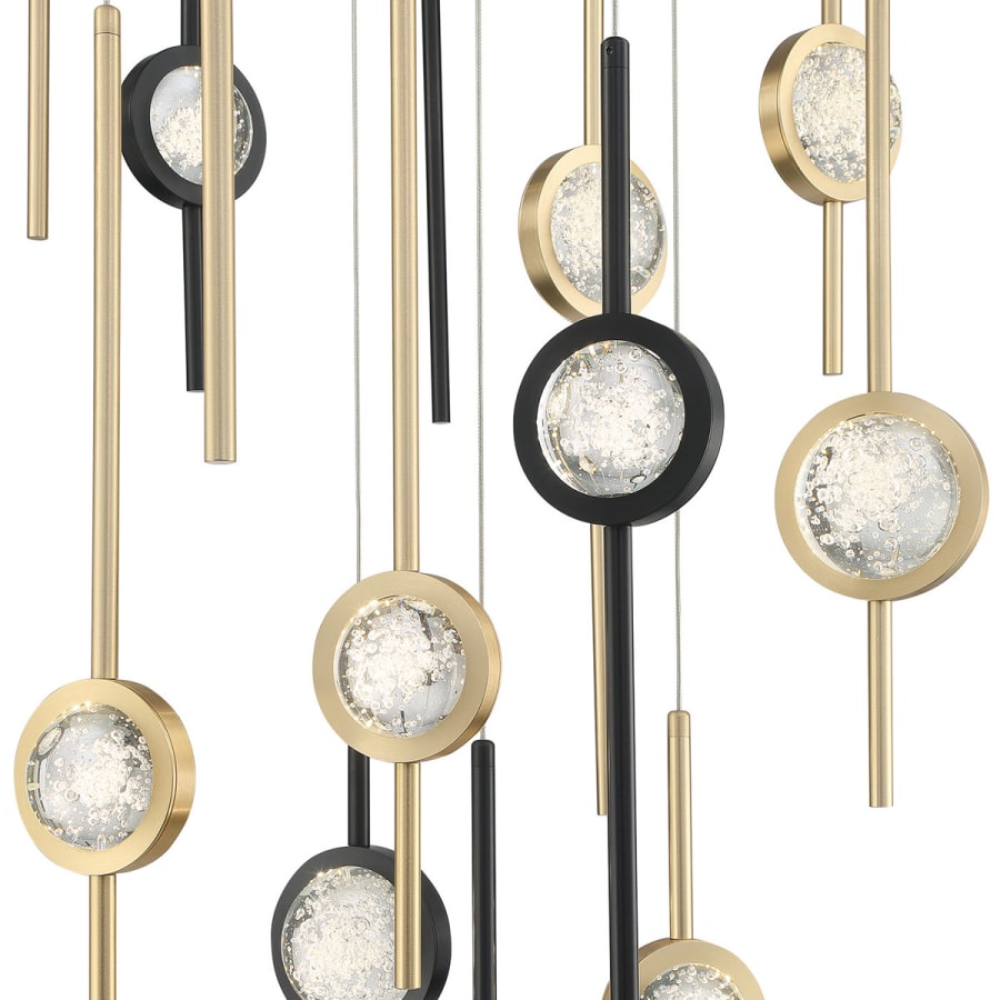 Barletta 16 Light 32" Wide LED Abstract Multi Light Pendant