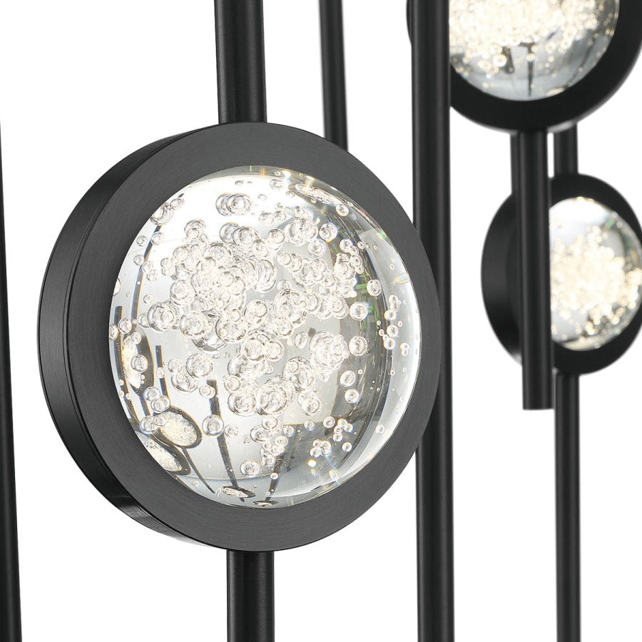 Barletta 12 Light 38" Wide LED Abstract Linear Pendant