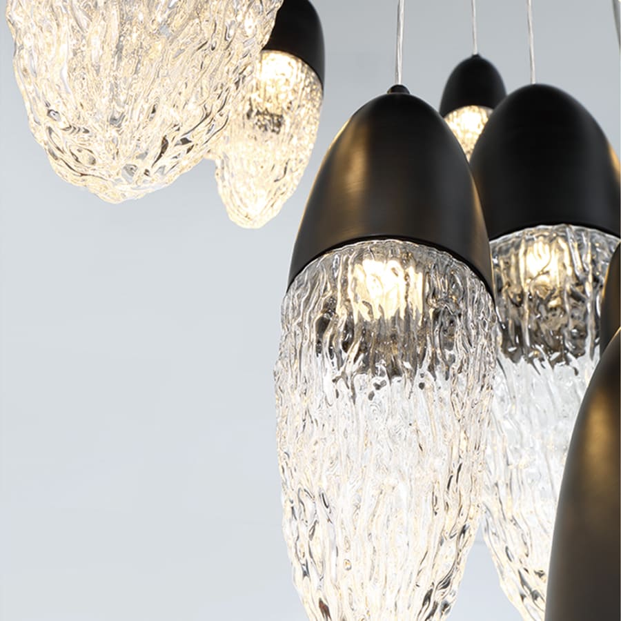 �crou 22 Light 40" Wide Suspension Multi Light Pendant