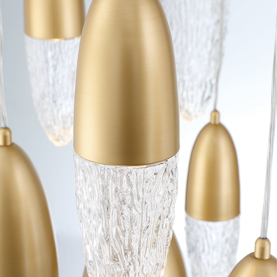 �crou 22 Light 40" Wide Suspension Multi Light Pendant