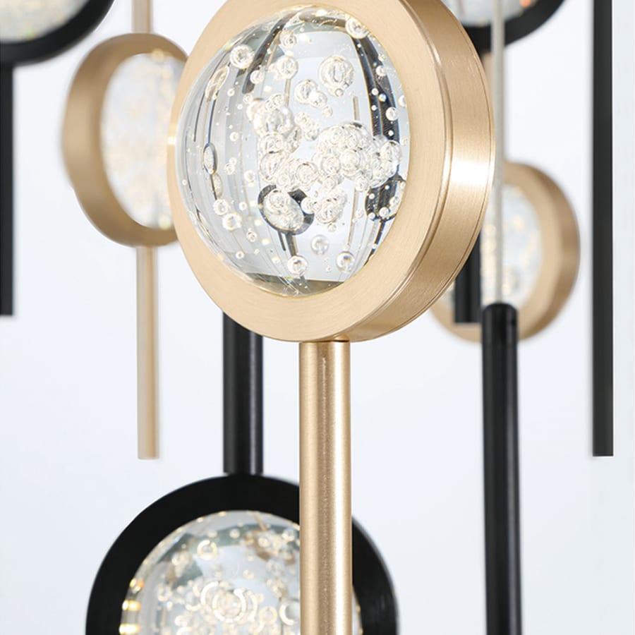 Barletta 40" Wide LED Suspension Multi Light Pendant