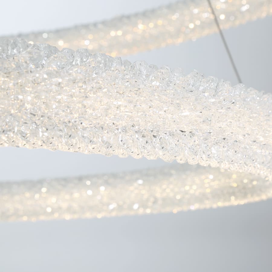 Sassi 3 Light 60" Wide LED Ring Chandelier