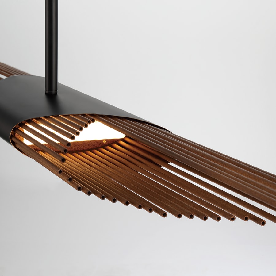 Umura 3 Light 52" Wide LED Abstract Multi Light Pendant