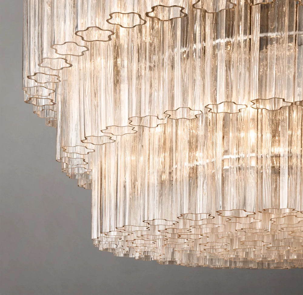 Cielo Three-Tier Round Chandelier 48"