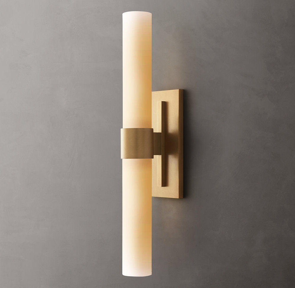 Ravelle Milk Glass Linear Sconce
