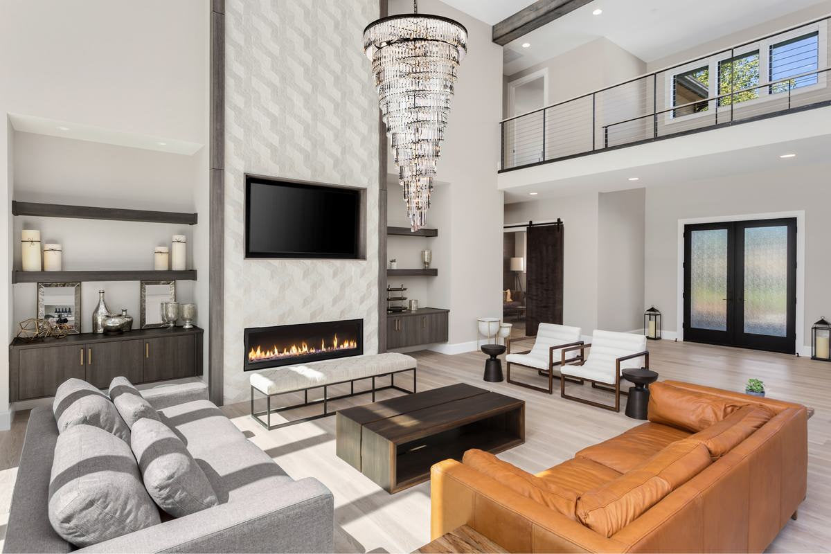 Elegant Lighting Sydney 48" Spiral Crystal Chandelier