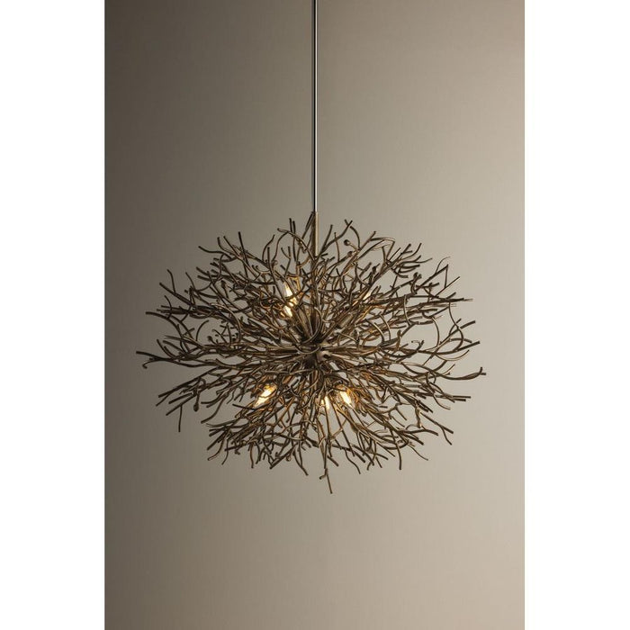 Troy Lighting - F6096-VZ - Sierra - 6 Light Chandelier-26.25 Inches Tall and 32 Inches Wide