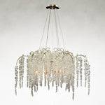 Tiered 6-Light 40-Inch Ceiling Chandelier