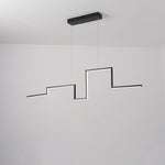 Modern Irregular Linear 1-light Metal PVC Island Hallway LED Pendant Lighting