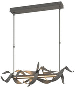 Folio 37 3/4" Wide Natural Iron LED Linear Pendant Light