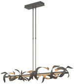 Folio 63.4" Wide Large Natural Iron LED Pendant