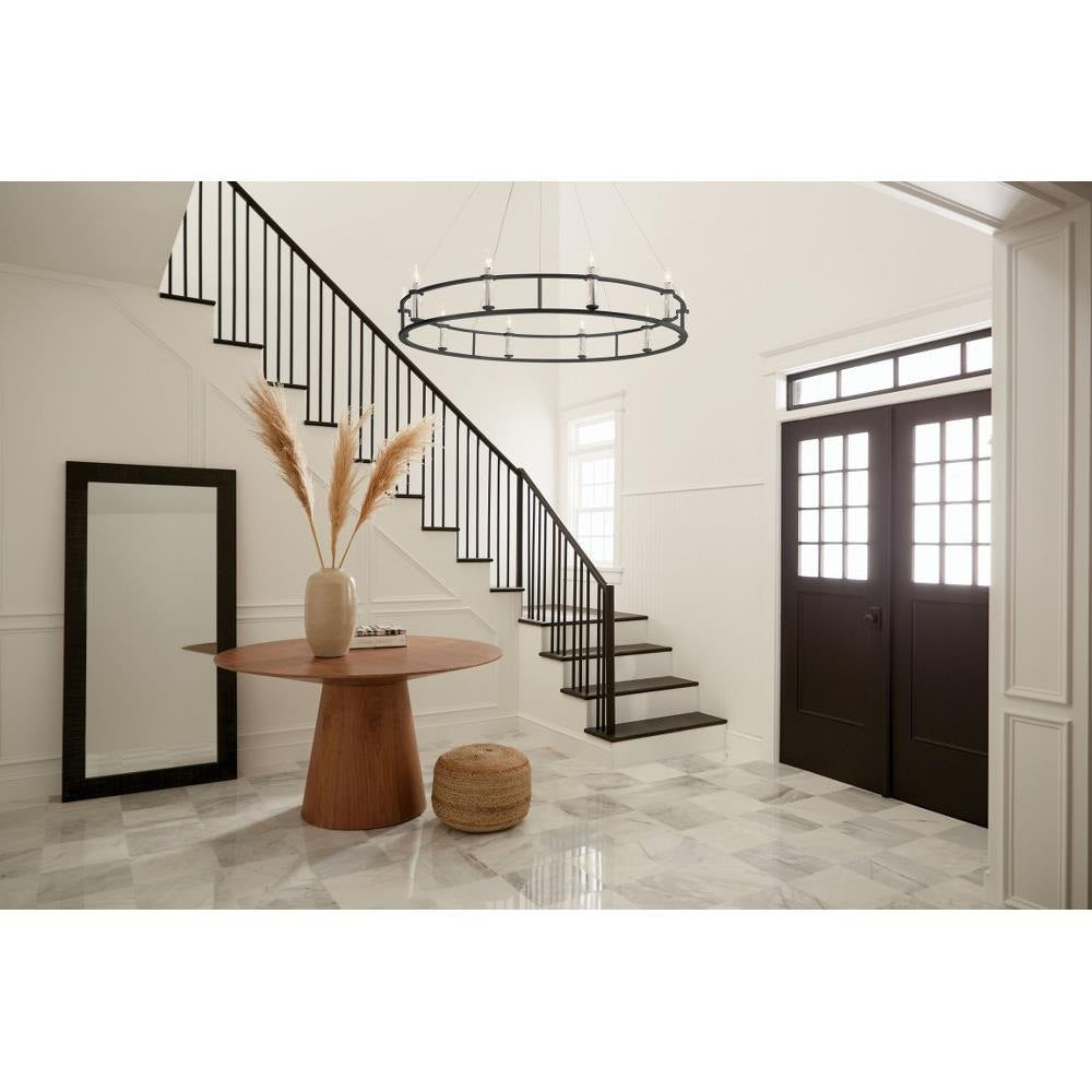 Bailey Street Home - 147-BEL-1284171 - Hitchings Leaze - 10 Light Chandelier In Traditional Style-6.5 Inches Tall and 50 Inches Wide