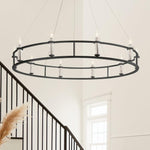 Bailey Street Home - 147-BEL-1284171 - Hitchings Leaze - 10 Light Chandelier In Traditional Style-6.5 Inches Tall and 50 Inches Wide