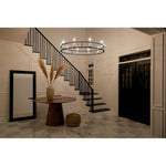 Bailey Street Home - 147-BEL-1284171 - Hitchings Leaze - 10 Light Chandelier In Traditional Style-6.5 Inches Tall and 50 Inches Wide