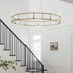 Bailey Street Home - 147-BEL-1284171 - Hitchings Leaze - 10 Light Chandelier In Traditional Style-6.5 Inches Tall and 50 Inches Wide