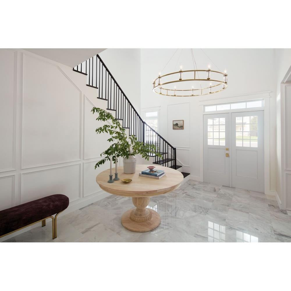 Bailey Street Home - 147-BEL-1284171 - Hitchings Leaze - 10 Light Chandelier In Traditional Style-6.5 Inches Tall and 50 Inches Wide