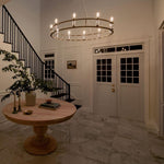 Bailey Street Home - 147-BEL-1284171 - Hitchings Leaze - 10 Light Chandelier In Traditional Style-6.5 Inches Tall and 50 Inches Wide