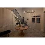 Bailey Street Home - 147-BEL-1284171 - Hitchings Leaze - 10 Light Chandelier In Traditional Style-6.5 Inches Tall and 50 Inches Wide