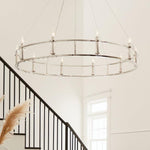 Bailey Street Home - 147-BEL-1284171 - Hitchings Leaze - 10 Light Chandelier In Traditional Style-6.5 Inches Tall and 50 Inches Wide