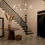 Bailey Street Home - 147-BEL-1284171 - Hitchings Leaze - 10 Light Chandelier In Traditional Style-6.5 Inches Tall and 50 Inches Wide