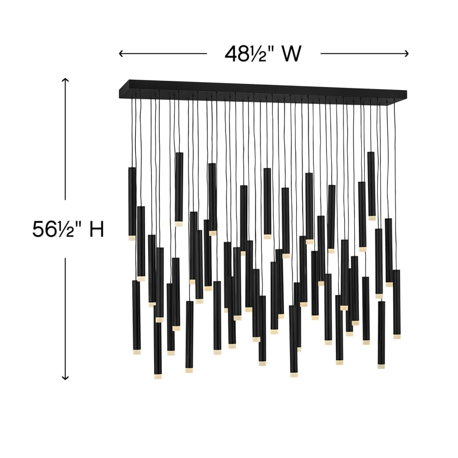 Harmony 45 Light 48" Wide LED Multi Light Pendant