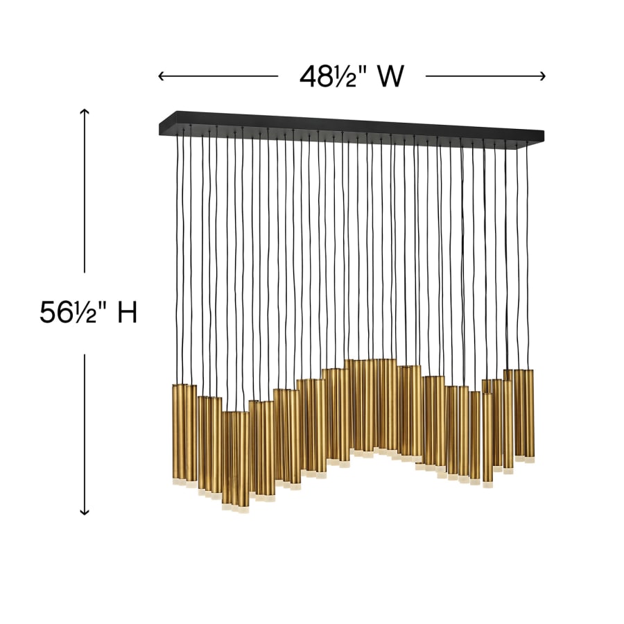 Harmony 45 Light 48" Wide LED Multi Light Pendant