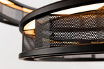 Fuze 39" Wide Modern Bronze 3-Tier LED Pendant Light