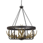 Cal Lighting - FX-3703-8 - Angelo - 8 Light Chandelier In Industrial Style-42.75 Inches Tall and 34.75 Inches Wide