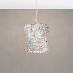Glissando 11.5"H x 9"W 1-Light Crystal Pendant in Polished Stainl