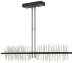 Gossamer 51.9" Wide Large Black And Sterlings LED Pendant
