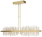Gossamer 51.9" Wide Large Modern Brass And Soft Golds LED Pendant