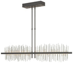 Gossamer 51.9" Wide Large Natural Iron And Platinum LED Pendant