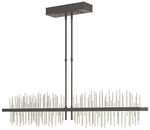 Gossamer 51.9" Wide Large Natural Iron And Sterlings LED Pendant